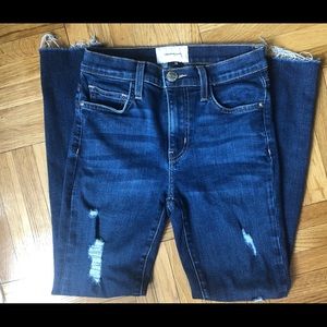 CURRENT/ELLIOT Stiletto High Waist Ankle Skinnies